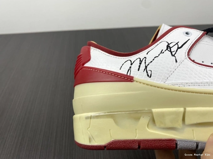 Off-White White Retro Jordan DJ4375-106 Red SP Low 2 0723
